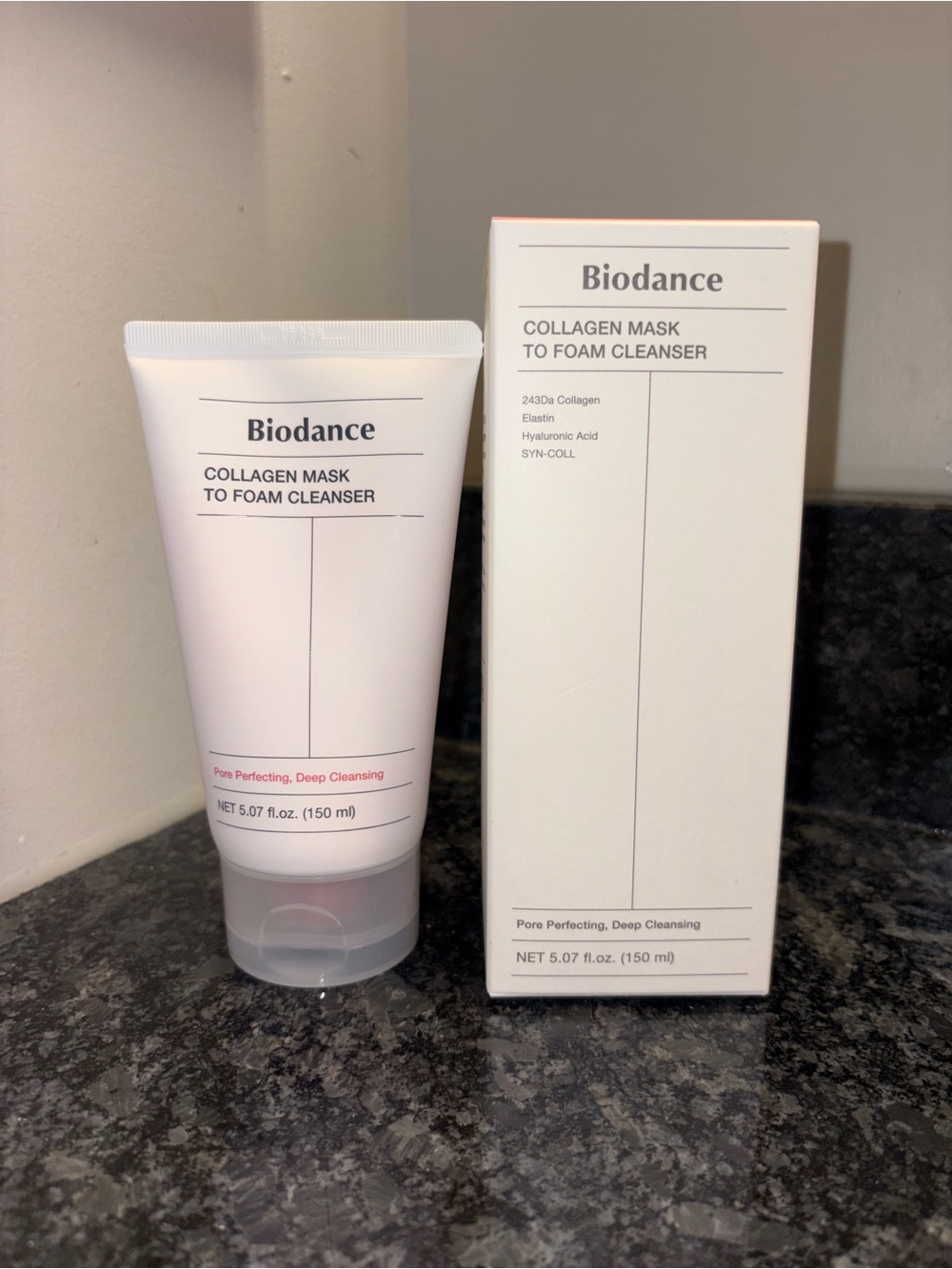 Biodance Collagen Mask to Foam Cleanser